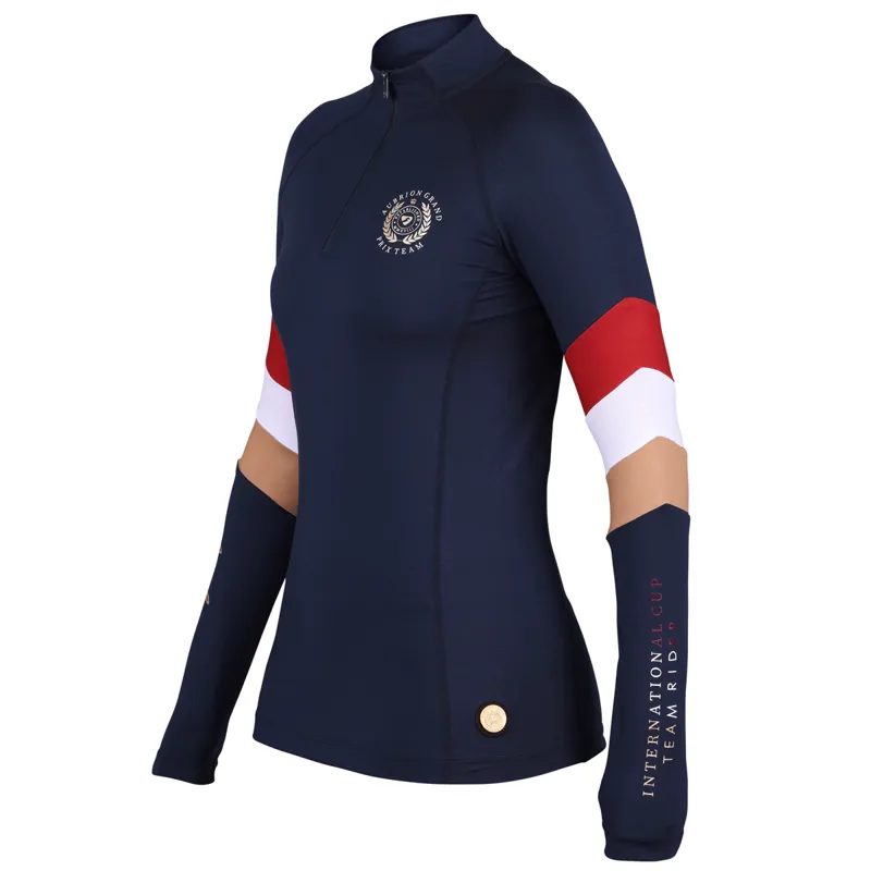 Aubrion Team Winter Base Layer - Navy-1